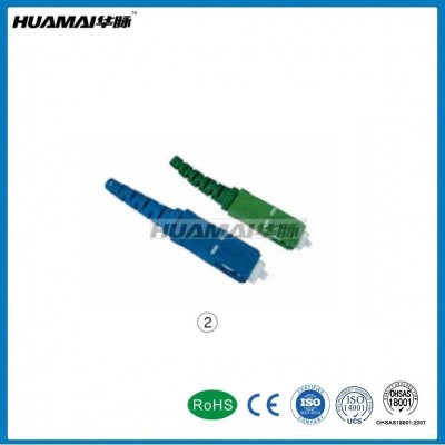 Fiber Optic SC Type Connector for Optical Fiber Cable